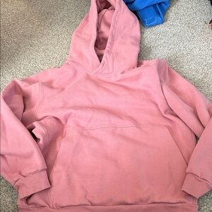 Cozy Dusty Pink Pullover Hoodie